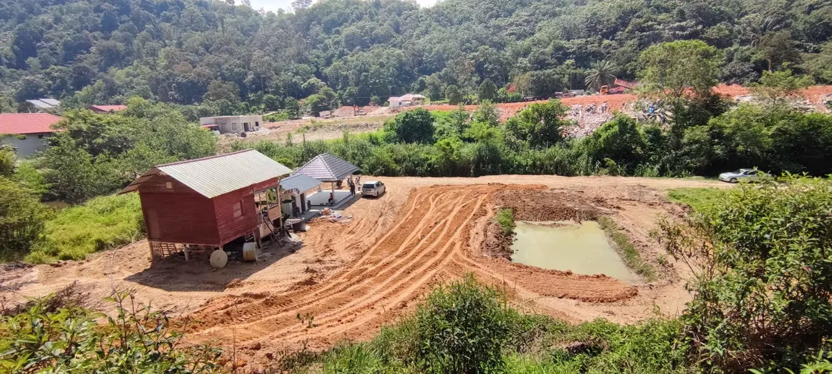 Clearing, earthwork, & embankment. Done!